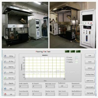 ISO 9239-1 Flooring Radiant Burning Test Apparatus Flammability Analyzer