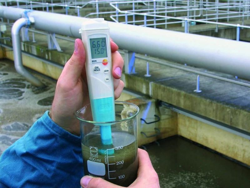 Original Testo 206-pH1 Temperature Measuring Instrument pH Meter for Liquids/Polluted Water/Milk