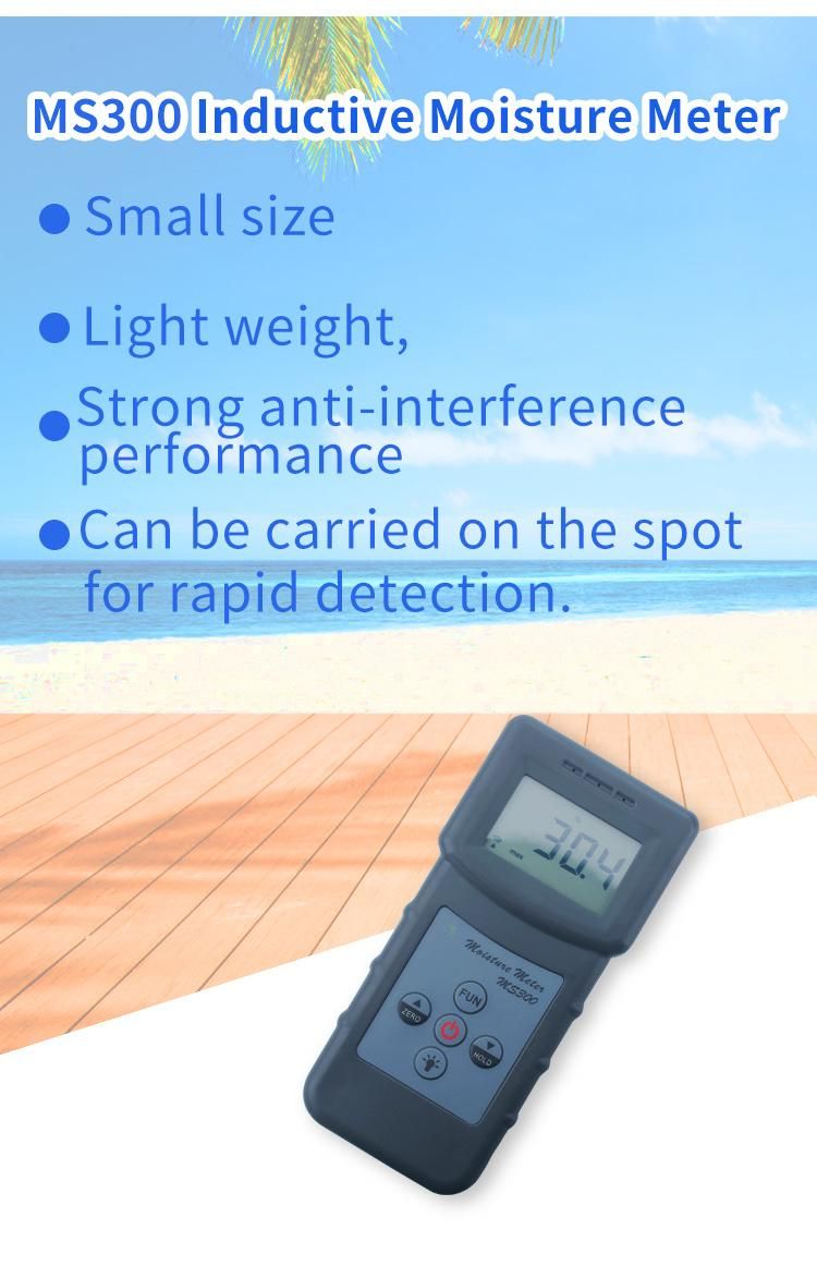 Portable Concrete Moisture Meter with Inductive Type