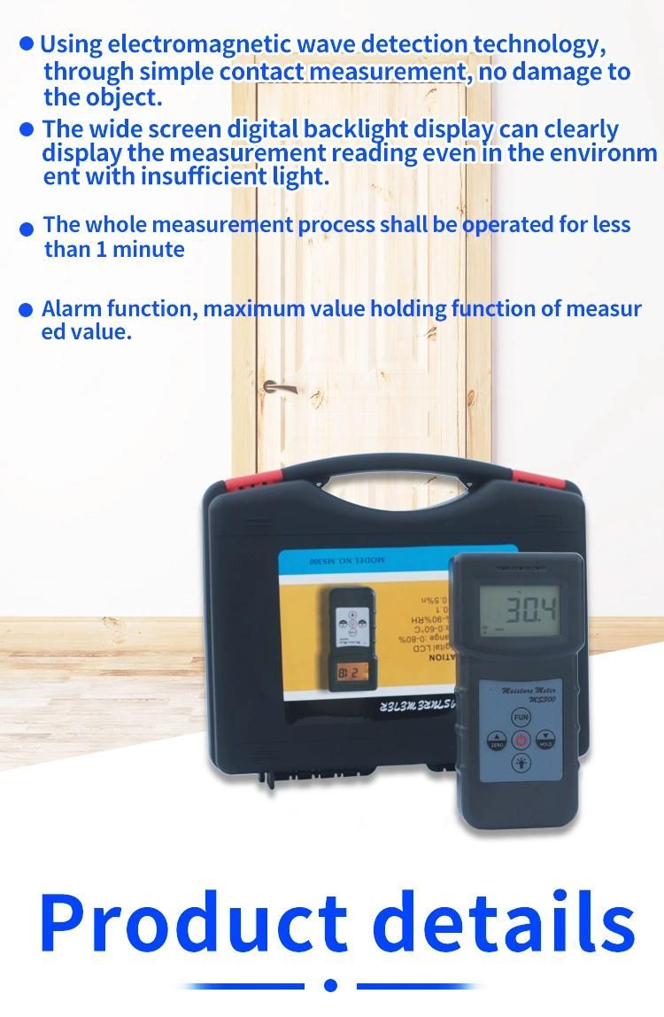 Tk Brand Multifunctional Moisture Meter with 10 Codes
