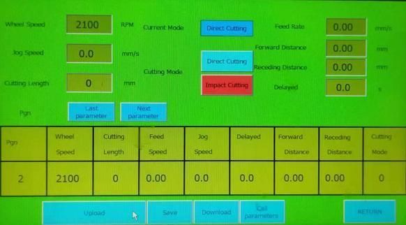 Sample Preparation Machine Cutting Machine with High Speed Auto Control Panel