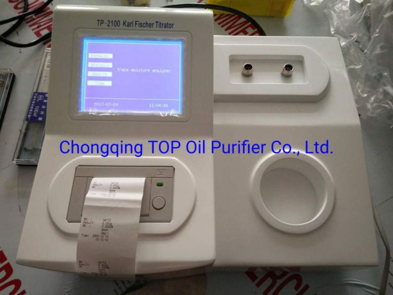 ASTM D1533 Crude Oil Moisture Titrator by Karl Fischer (TP-2100)