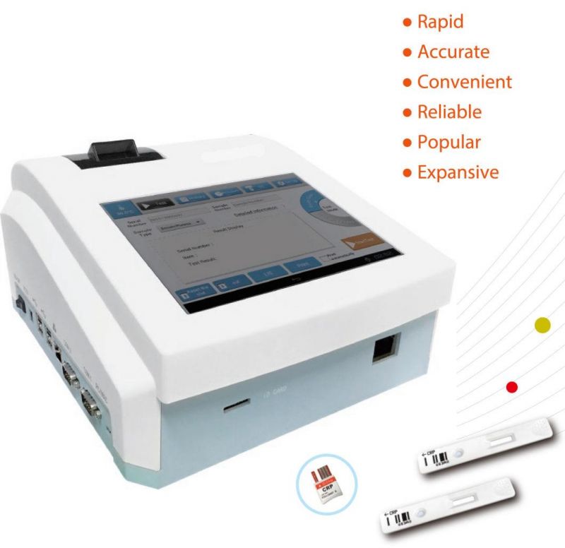 Immunoassay Quantitative Poct Analyzer Reagent Manufacturer Rapid Test Equipments Hormone Fluorescence Immunofluorescence Analyzer