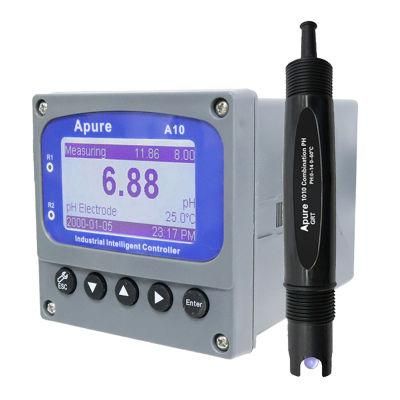 Apure Industrial Online Two Realys 24V 4-20mA Output pH/ORP Meter Controller