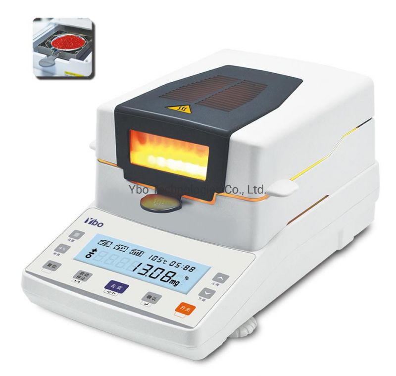 110g 0.01g 0.005g 0.001g 0.002g Digital Halogen Moisture Analyzer