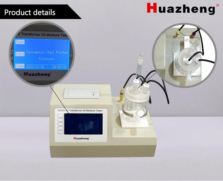 Portable Coulometric Ppm Karl Fischer Moisture Meter for Transformer Oil