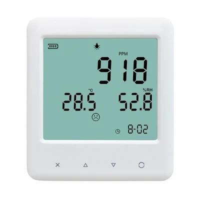 Air Quality CO2 Detector with Indoor Temperature Humidity Sensors