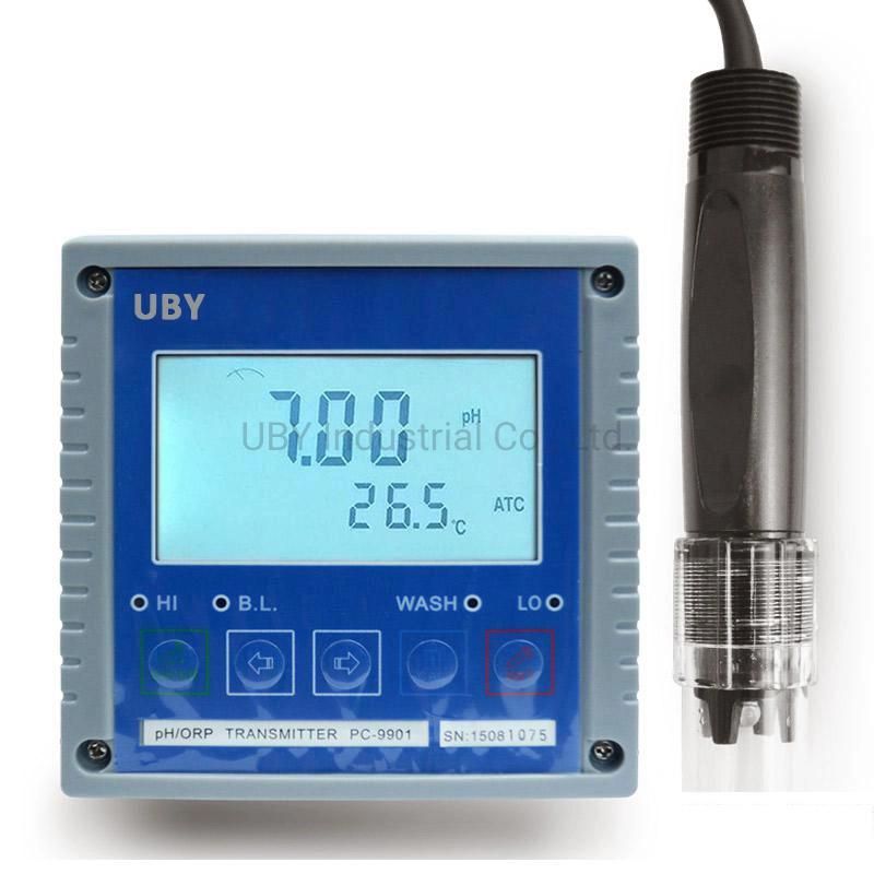 PC9901+D250 Online pH Meter Water Digital Online pH Analyzer for Control Pump Dosing Controller