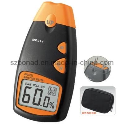 MD914 Digital Wood Humidity Measuring Instrument with 4 Sensor Pins