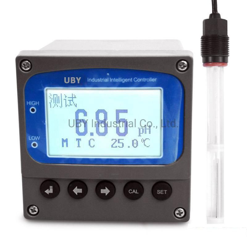 PC9965+D300 Factory Online Intelligent pH/ORP Transmitter IP65 pH Sensor 0~14pH