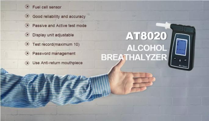 Best Quality Bluetooth Good Price Alcohol Tester Full Cell Breathalyzer