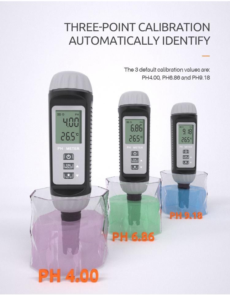 Yw-612 Auto Temperature Compensation pH Water Meter