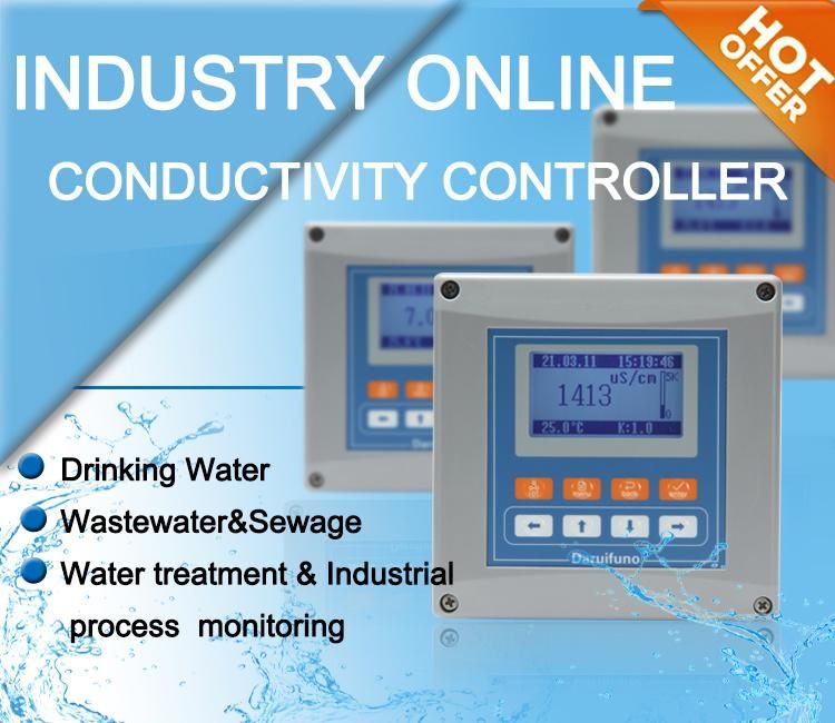 Analog Ec Controller Online Conductivity Meter with Power off Protection