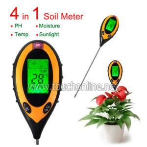 4 in 1 Digital pH Moisture Sunlight Soil Meter