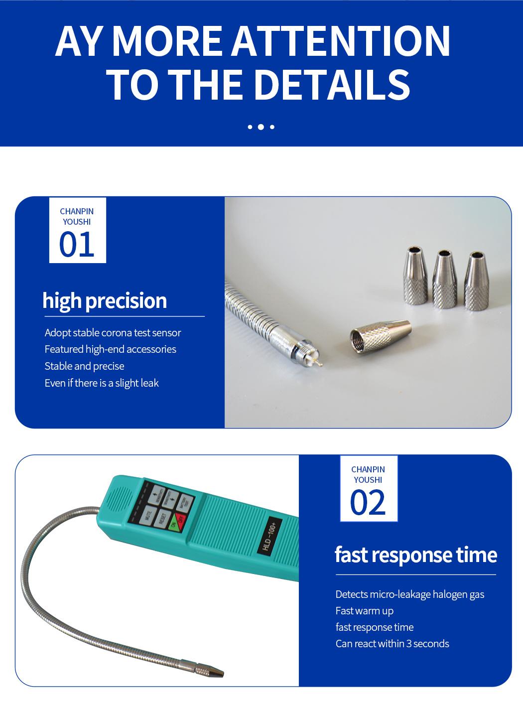 Refrigerant Leak Detector Hld-100+ Air Conditioning Car Leak Detector Refrigerant Car Leak Detector