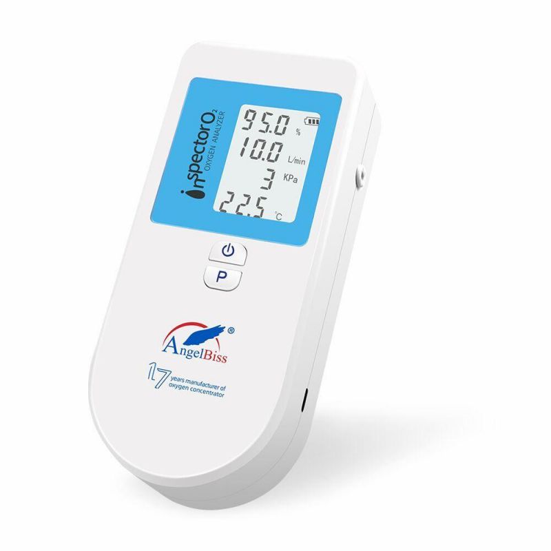 Angelbiss Portable Gas Detector, Oxygen Analyzer for O2 Purity Testing