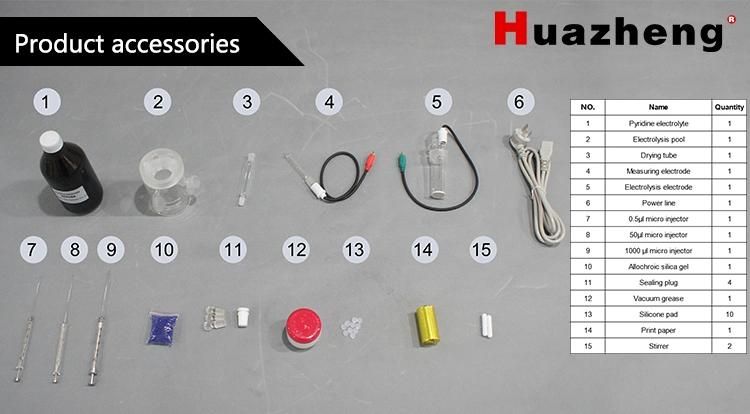 Hzws-X2 Karl Fischer Coulometric Ppm Water in Oil Moisture Meter