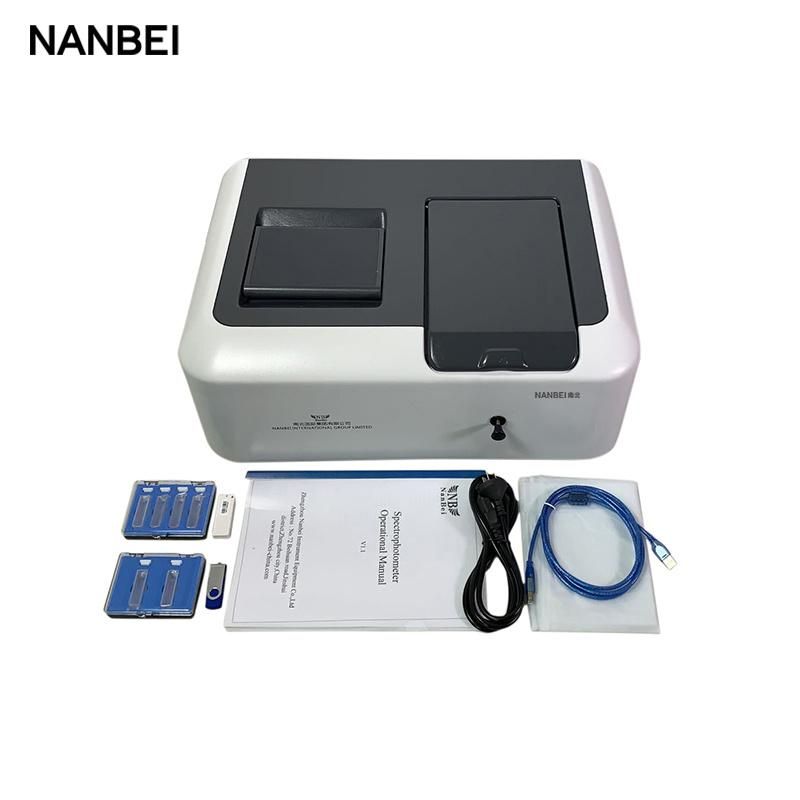 Large LCD Wavelength Range 190-1100nm UV Vis Scanning Spectrophotometer