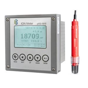 RS485 Online No3 Nitrate F- Mg2+ Ion Meter, Digital Water Hardness Mv Tester