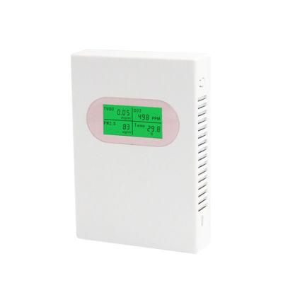 CO2 Pm2.5 Temperature Humidity Tvoc Air Quality Detector for Home