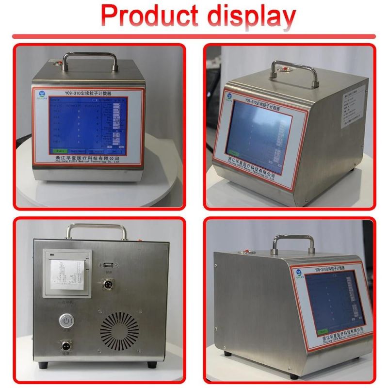 Y09-310LCD Battery Operated 1 Cfm Laser Particle Counter