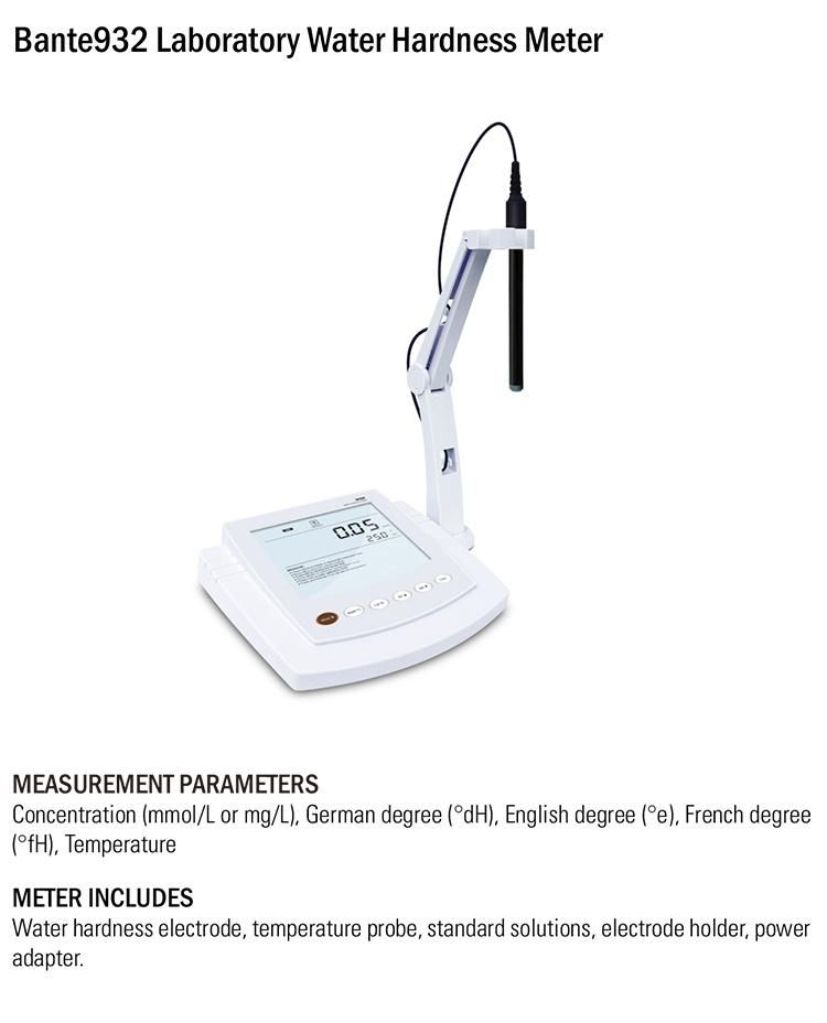 Bante932 Laboratory Water Hardness Meter