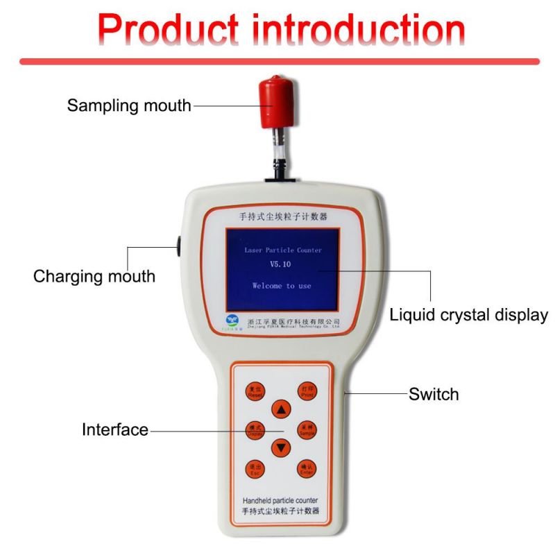 Particulate Monitor Handheld Air Dust Laser Particle Counter