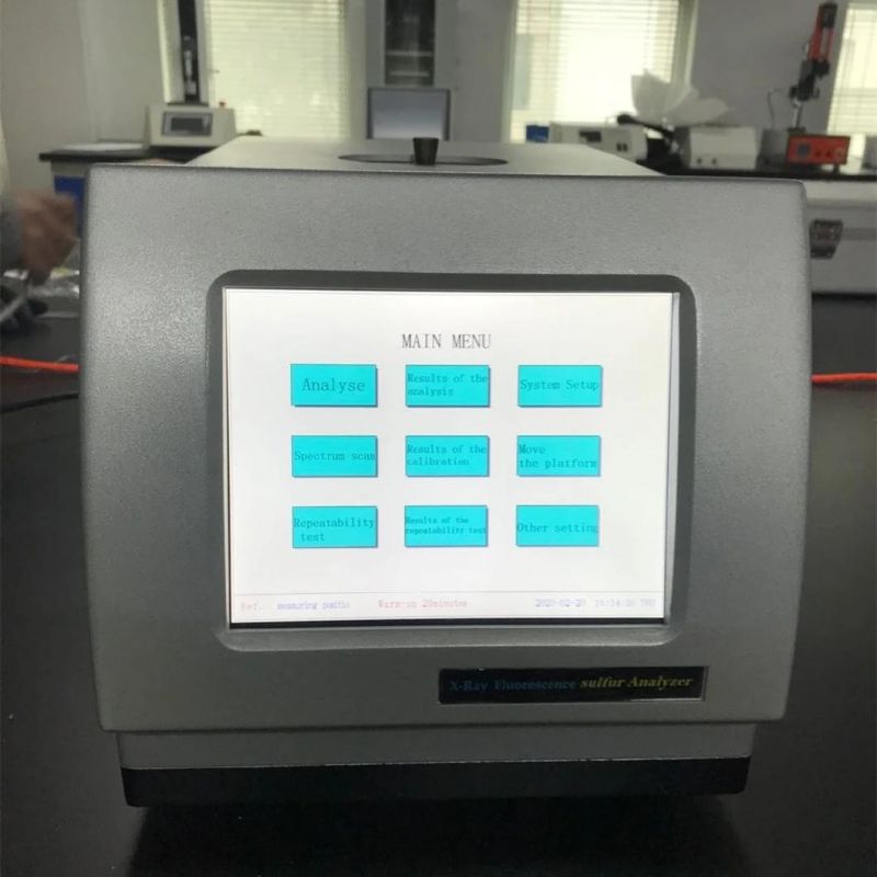 Laboratory Diesel Fuel ASTM D4294 X-ray Fluorescence Sulfur Analyzer