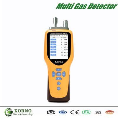 ISO Certification Portable Multi Gas Detector Handheld Exhaust Gas Analyzer Multi Gas Analyzer No2/Co/So2/Hc