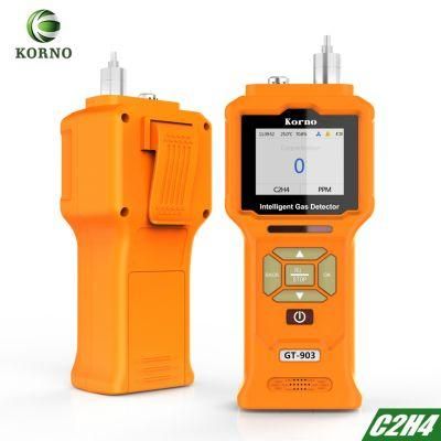 Pumping Portable Ethylene Gas Detector C2h4 Gas Monitor