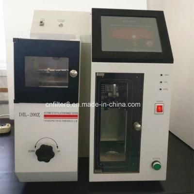 Astmd86 Gasoline Kerosene Diesel Crude Oil Distillation Range Tester (DIL-100Z)