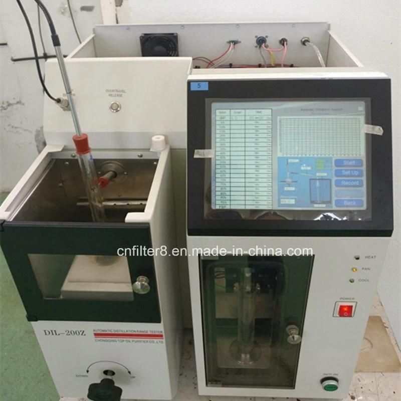 Astmd86 Gasoline Kerosene Diesel Crude Oil Distillation Range Tester (DIL-100Z)