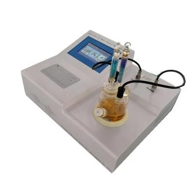 Coulometric Karl Fischer Titrator Transformer Oil Water Content Testing Machine