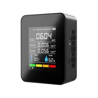 Carbon Dioxide Monitor New Cheap 5 in 1 CO2 Meter with Ndir Sensor Gas Detector