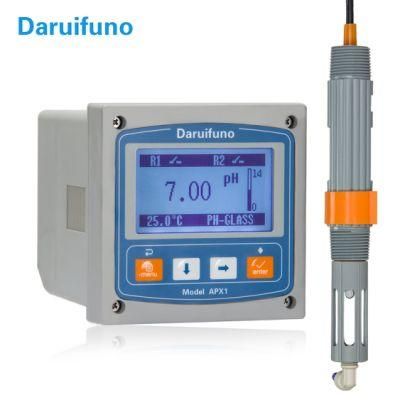 Two Relays Modbus RTU Large LCD Screen Water pH/ORP Meter with Free Mounting Accessories