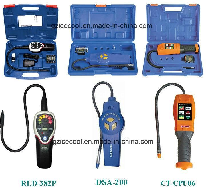 Portable Refrigerant Gas Halogen Leak Detector Rld-382p for Various Gas R22, R134A, R123, R23, R404A