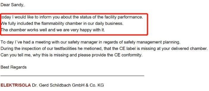 16 CFR 1615 and 1616 Vertical Burning Test Device for Children′s Pajamas