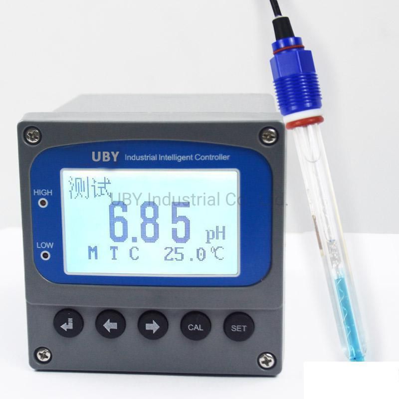 PC9965+D801 pH Monitors Hydroponics Portable TDS pH Ec ORP Temp Do Cl2 Meter Controller China