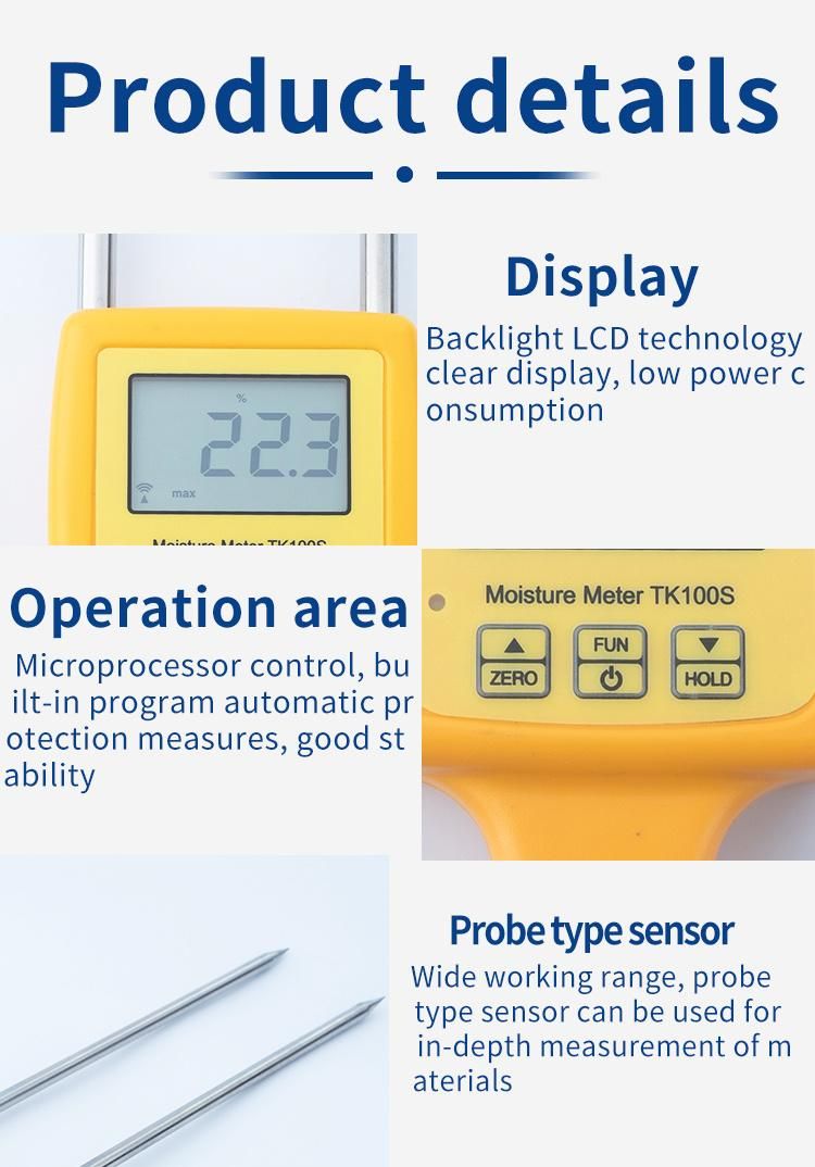 Portable Wheat Moisture Meter with Good Price