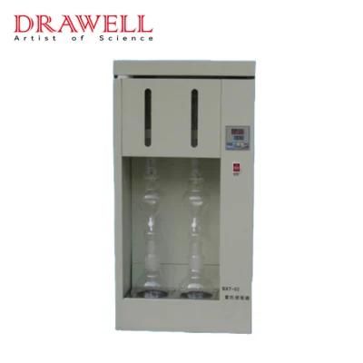 Laboratory Fat Analyzer 2 Heating Place Soxhlet Extractor Apparatus 500ml