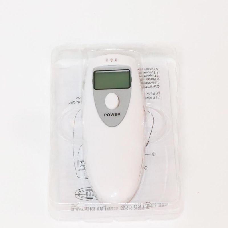 Mini Electronic Breath Alcohol Tester with LCD Display Household Alcohol Tester Breathalyzer