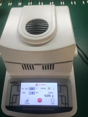 Plastic Raw Material Moisture Meter Ms101 Drying Method 0.001g