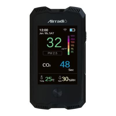 Airradio Indoor Air Quality CO2 Detector with History Data