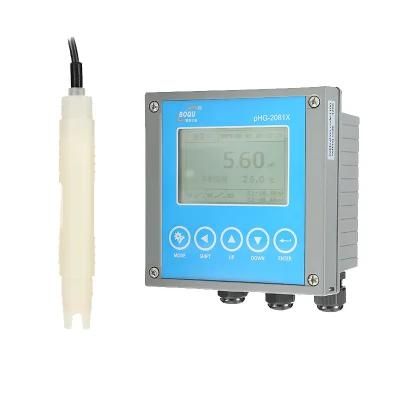 Boqu Phg-2081X and pH Sensor with Fluorine Resistant Material for Measuring Hard Water Application pH Analysis