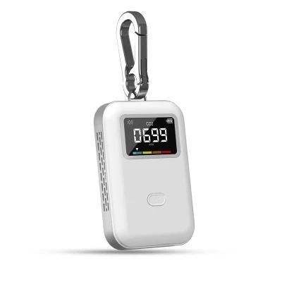 Outdoor and Indoor Smart Sensor, with Sound Alarm Function, Air Quality Detector CO2 Detector Can Be Hung on The Keychain