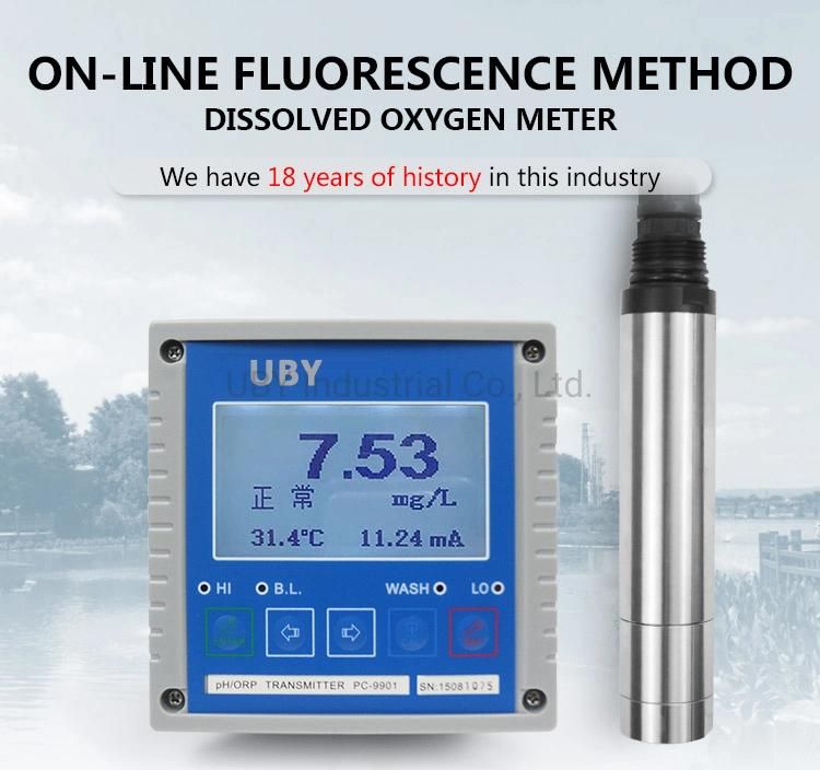 China Do Meter Aquarium Online Optical Dissolved Oxygen Sensor Tester 4-20mA