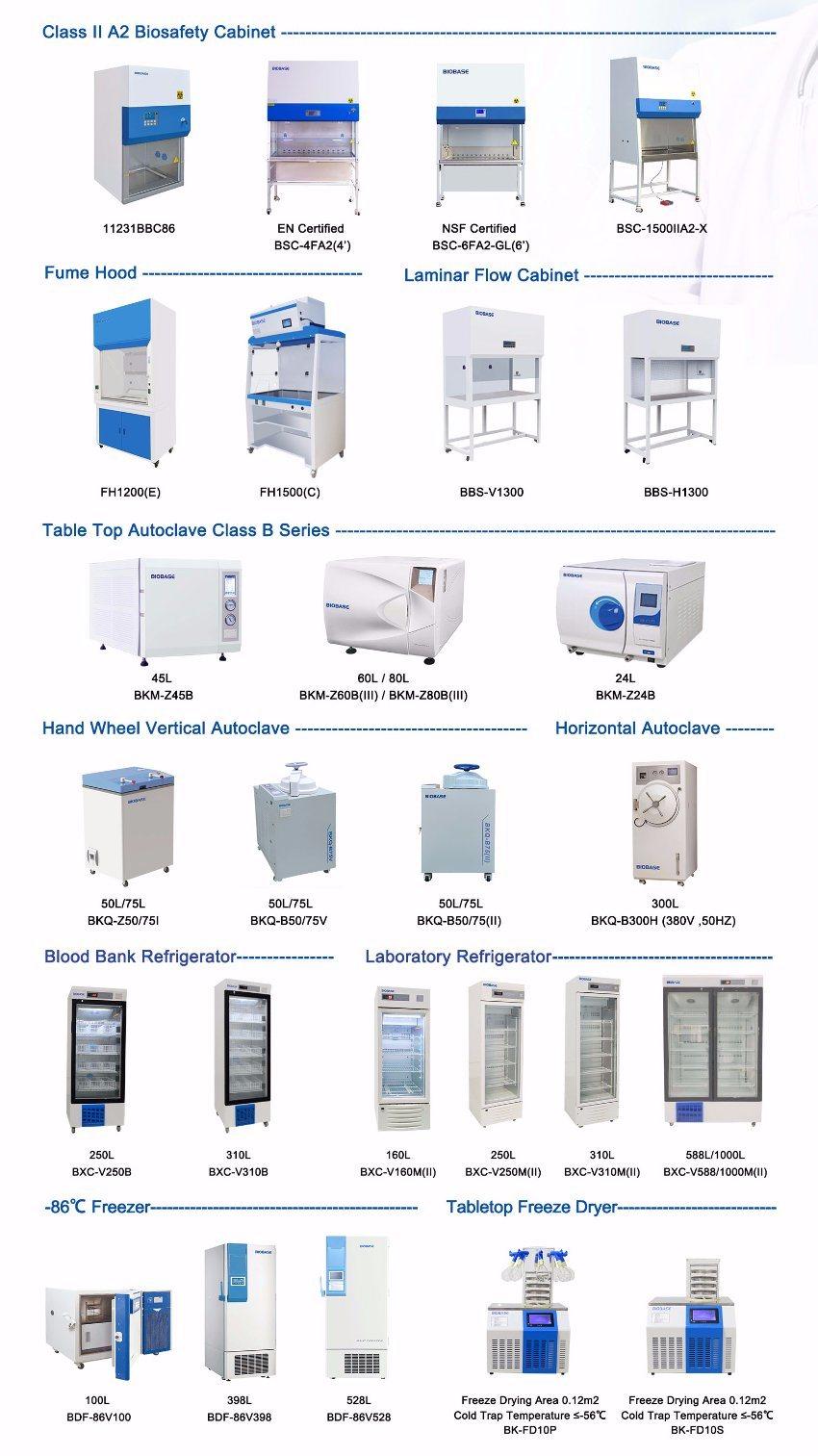 Biobase 80L Air Jacket LCD Touch Screen Mini CO2 Incubator, Bjpx-C80