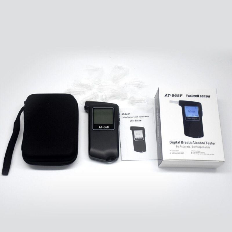 Passive Breathalyzer with Electrochemical Sensor Alcohol Tester