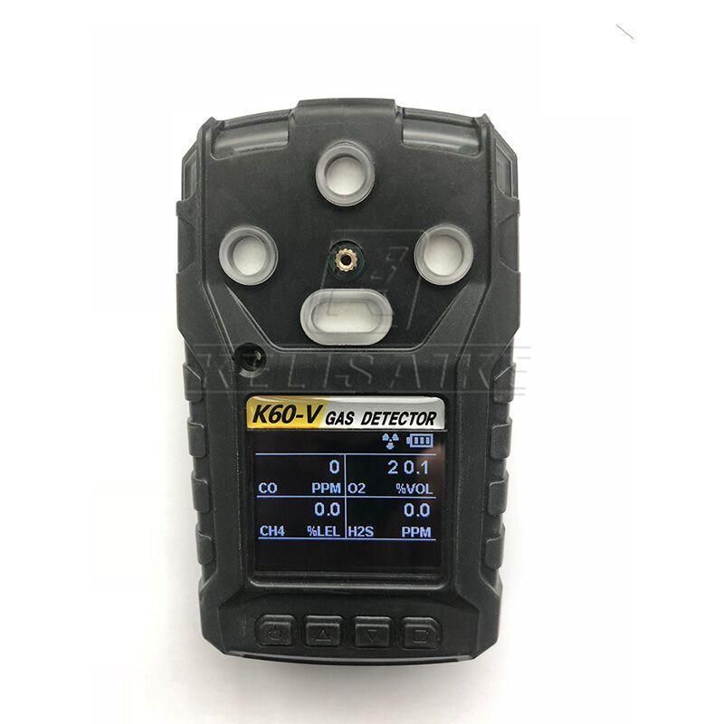 Ce Certified 4 in 1 Gas Alarm Detector for Co, Lel, O2, H2s Gases Detection