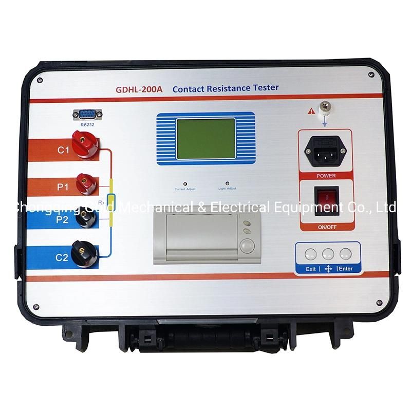 Gdhl Series DC Loop Resistance Tester for Circuit Breaker